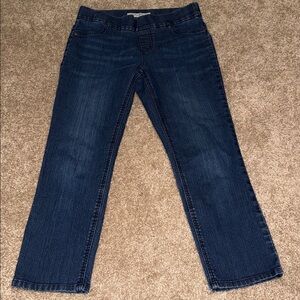 Chicos Platinum Pull On Jeans Jeggings- size 0/4 - B12